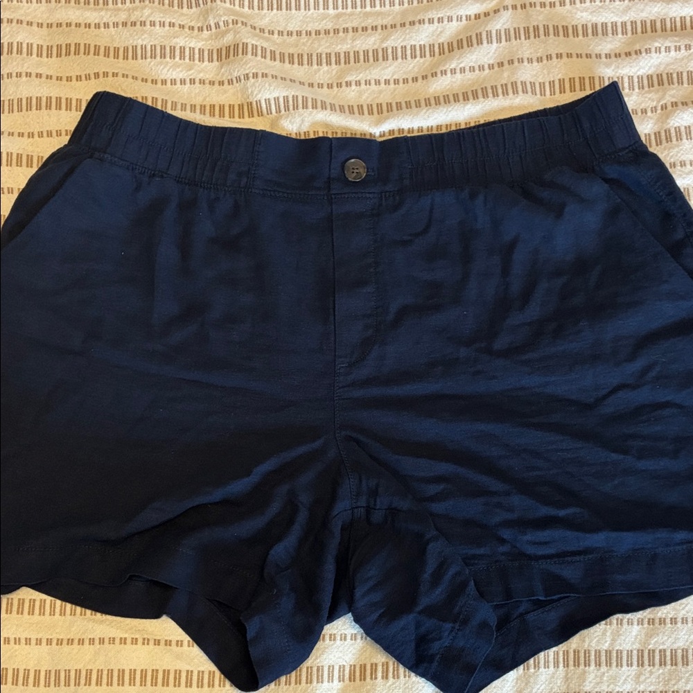 Reitmans Dark Blue High Waist Women's Shorts